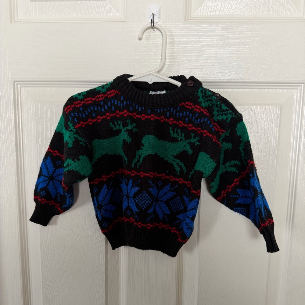 Vintage French Toast Holiday Sweater